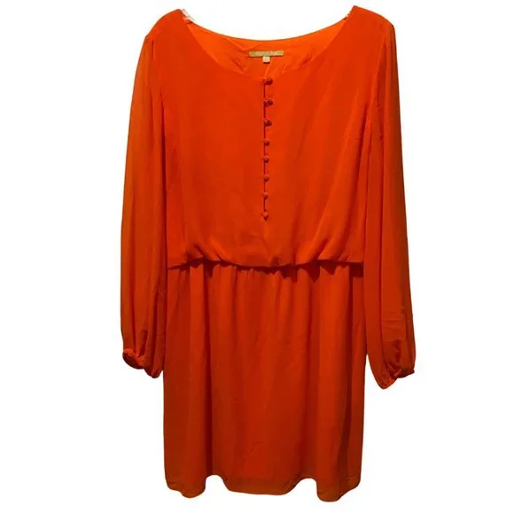gianni bini orange dress Gianni Bini | Dresses | Gianni Bini Orange Popover Dress Sz Large